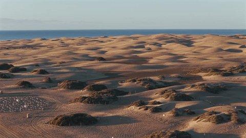 maspalomas sand dunes view